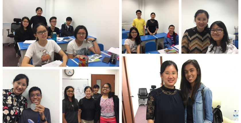 Testimonial for Ms Yvonne Chen 1 Ms Chen's photos with students