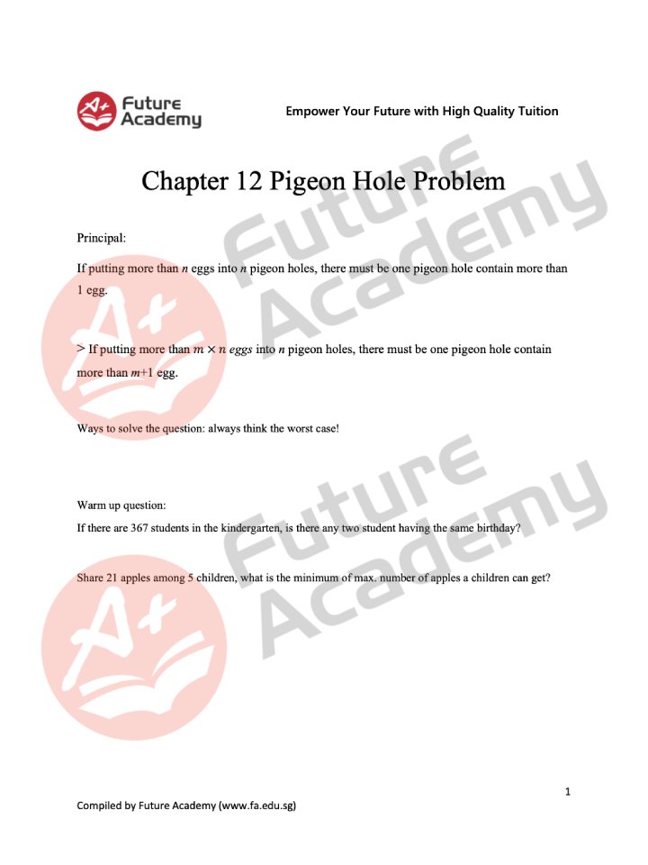 math-olympiad-pigeonhole