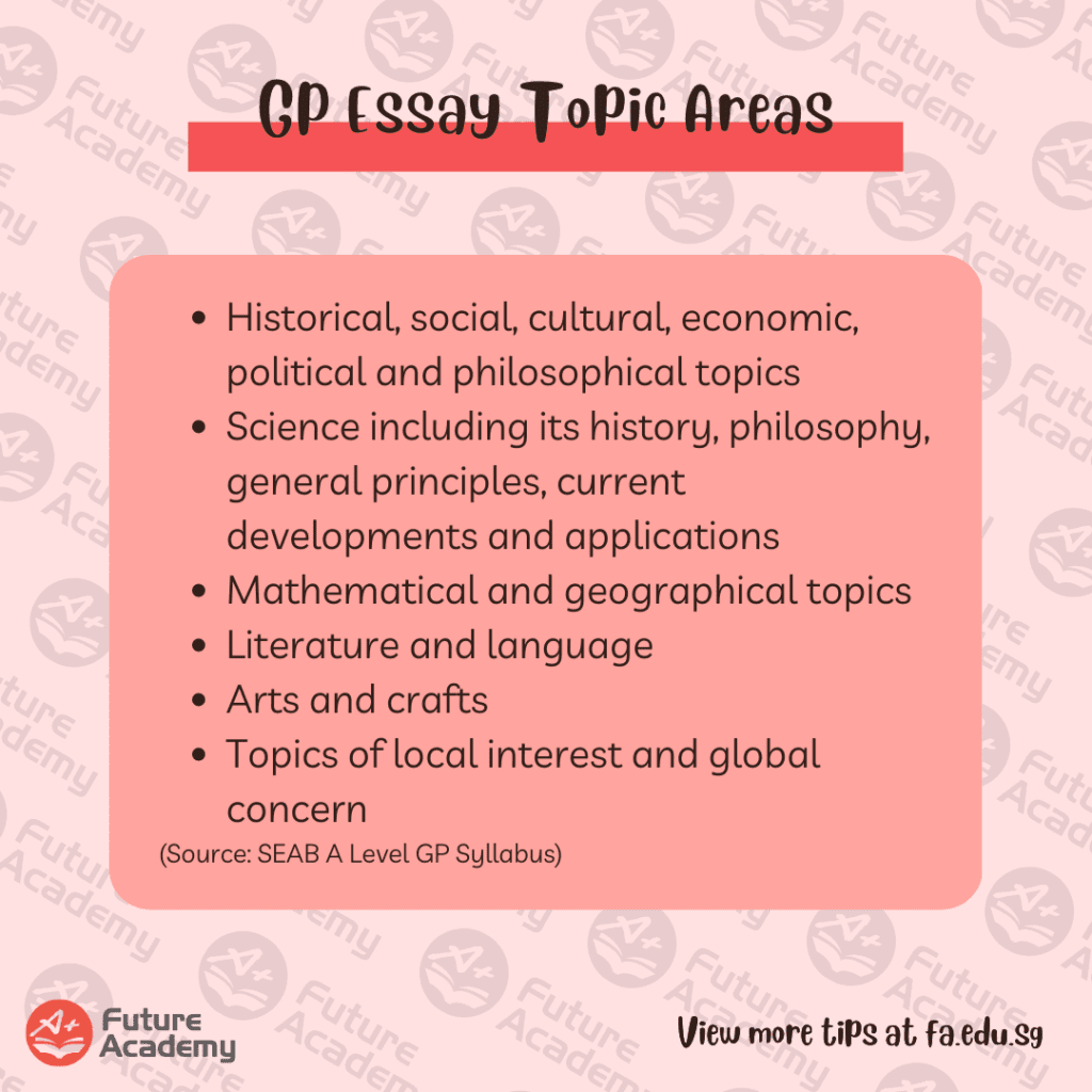 How To Study For GP Essay Writing And Ace The A Levels 2