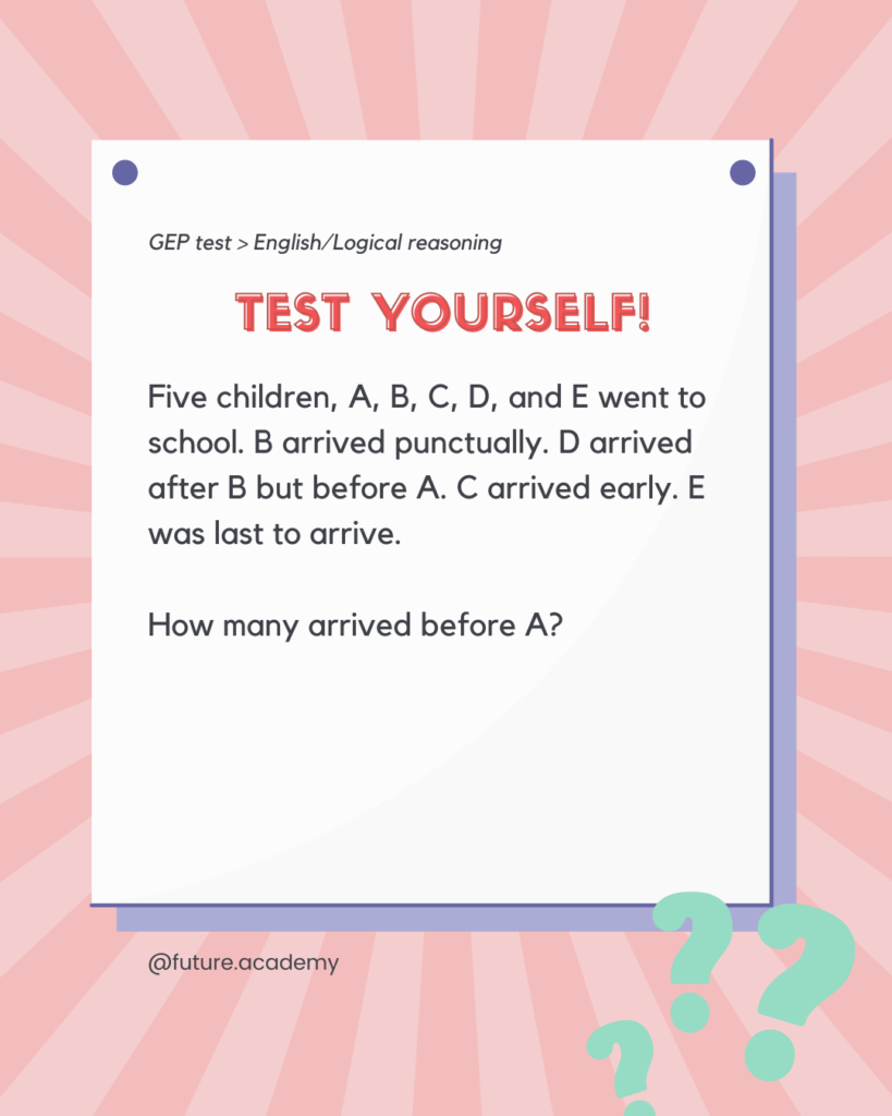 Sharpen These Key Thinking Skills In Our GEP Prep Class 7