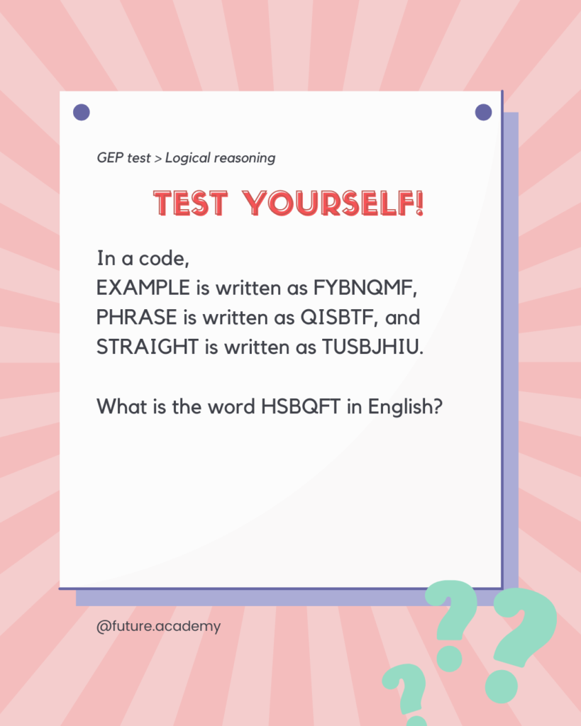 Sharpen These Key Thinking Skills In Our GEP Prep Class 10