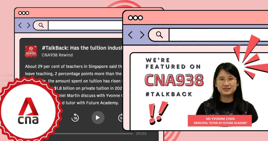 CNA938 Interview: Tutor Ms Chen Shares Why She Tutors