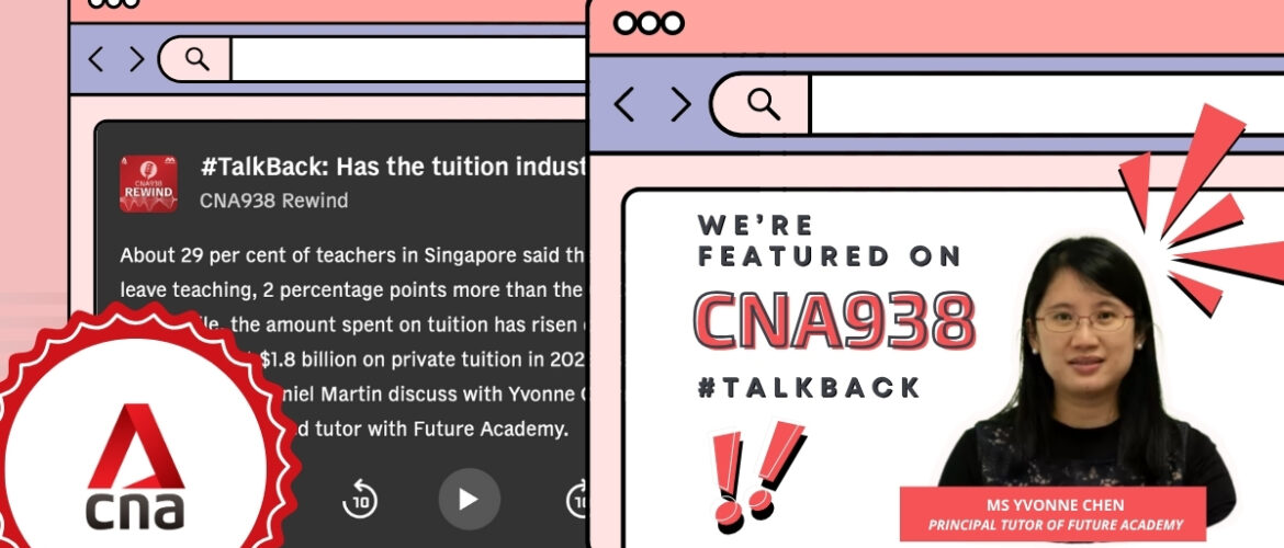 CNA938 Interview: Tutor Ms Chen Shares Why She Tutors 1